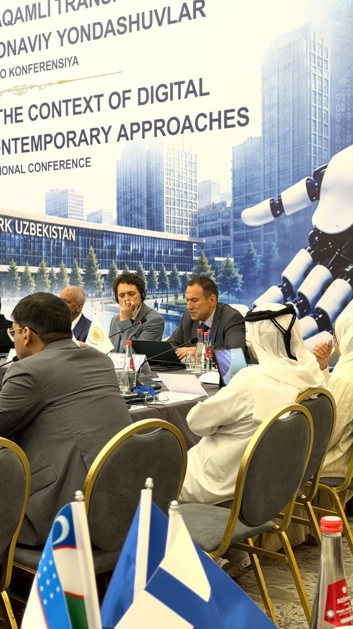 Conference context in Tashkent