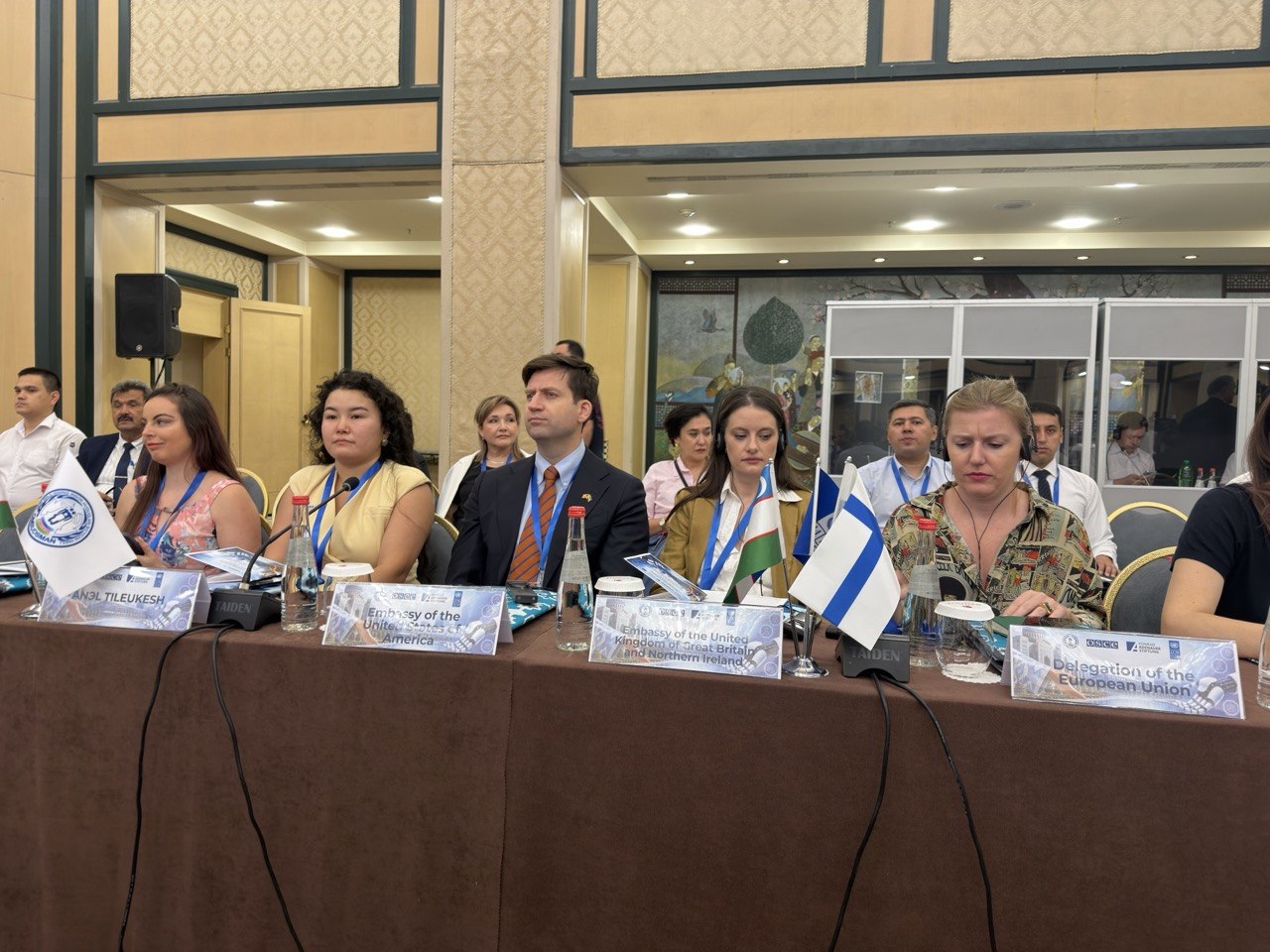 International participation during the Tashkent conference